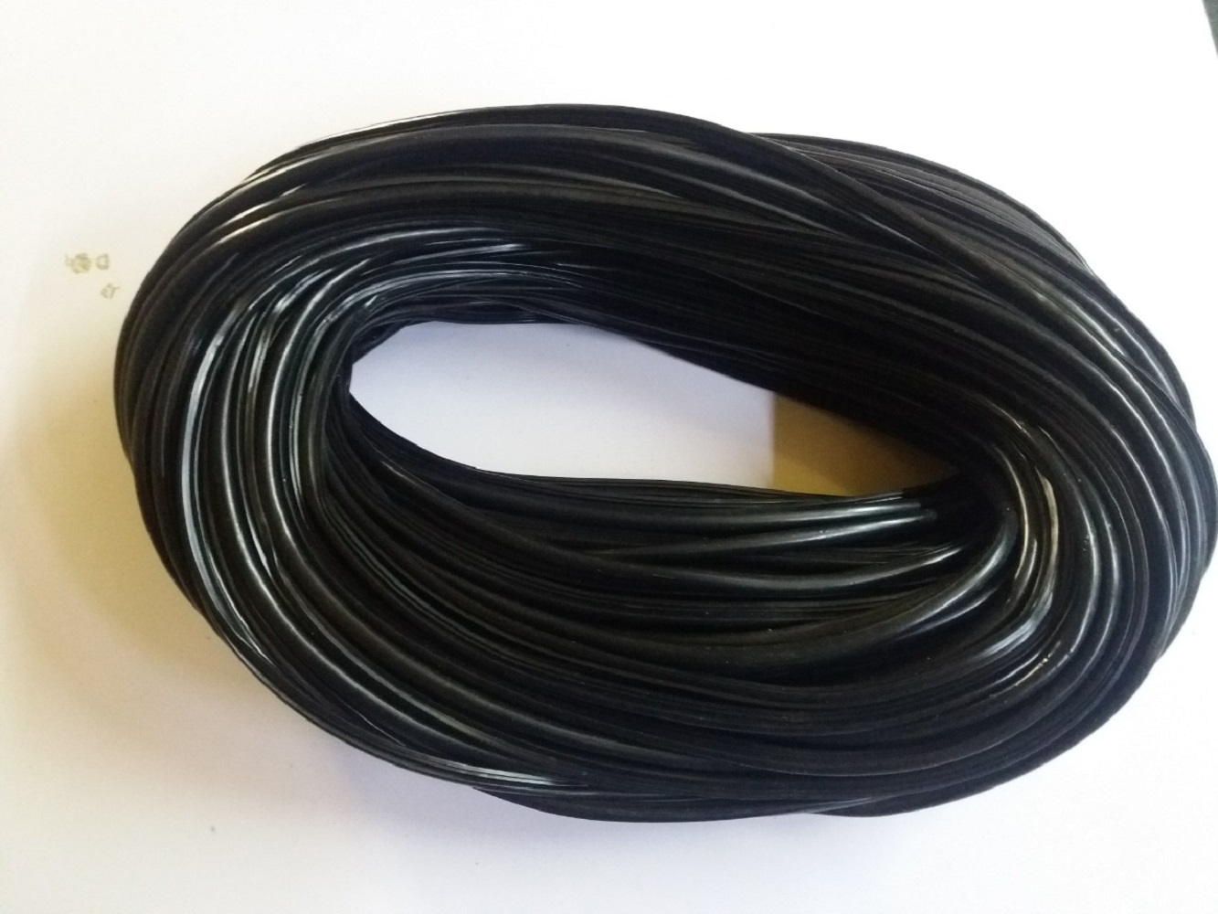 Gioăng cao su đen 8mm - 1m - đen - 40gr