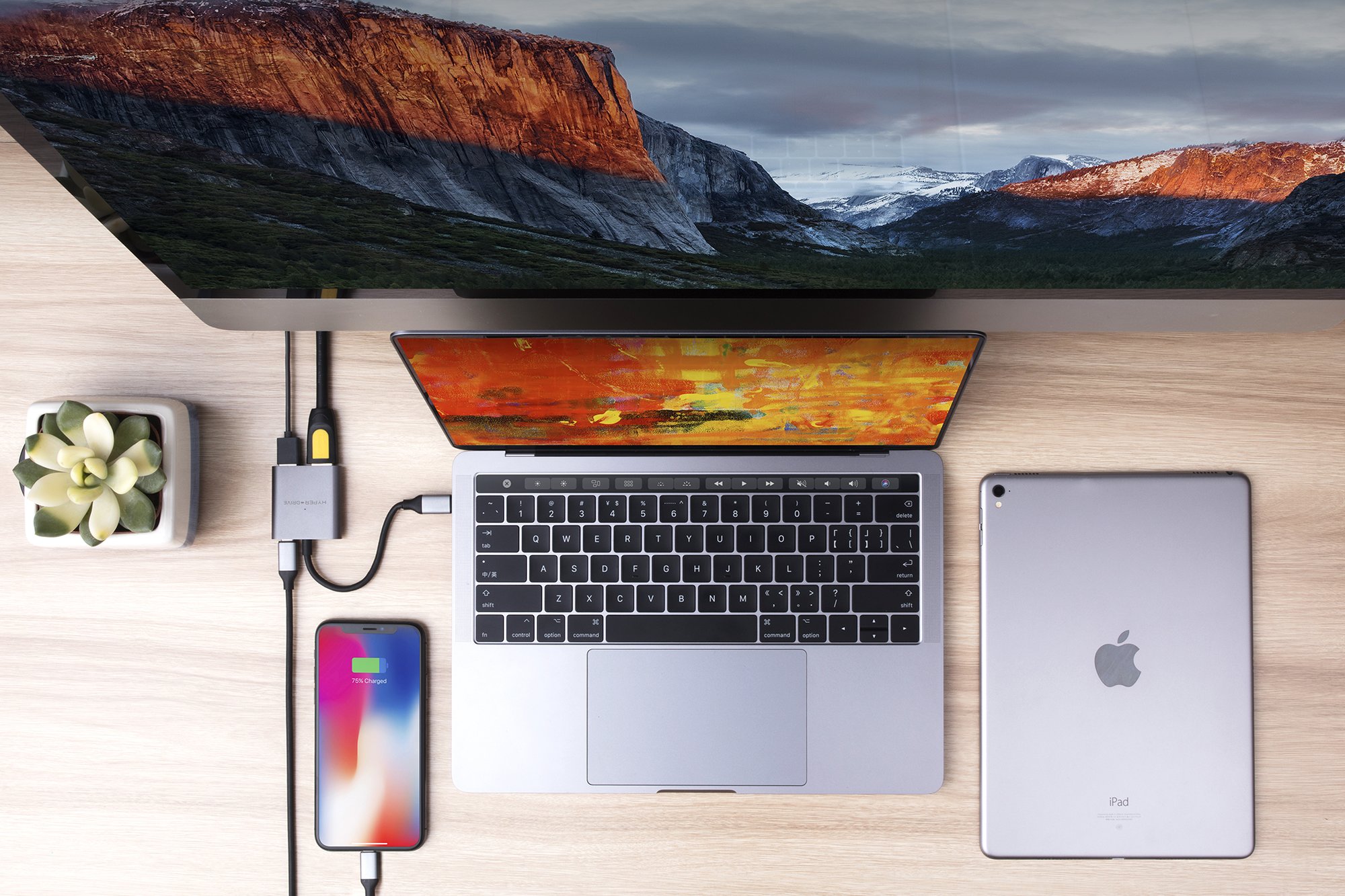 HyperDrive 4K HDMI 3-in-1 USB-C Hub
