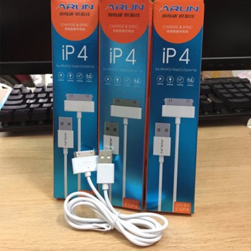 Cáp Sạc iPhone 3,4 Arun Chính Hãng - Cáp Sạc Arun Cho iPhone 3/4/4S