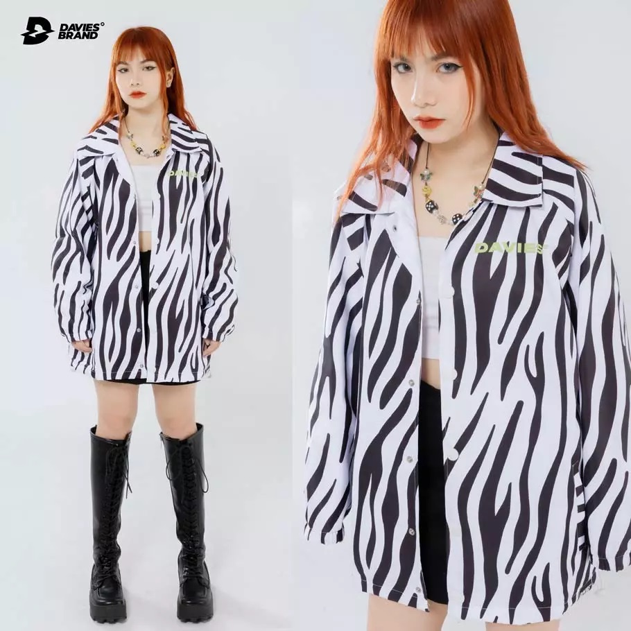 DAVIES - Áo khoác dù nữ form rộng - Ignore Jacket