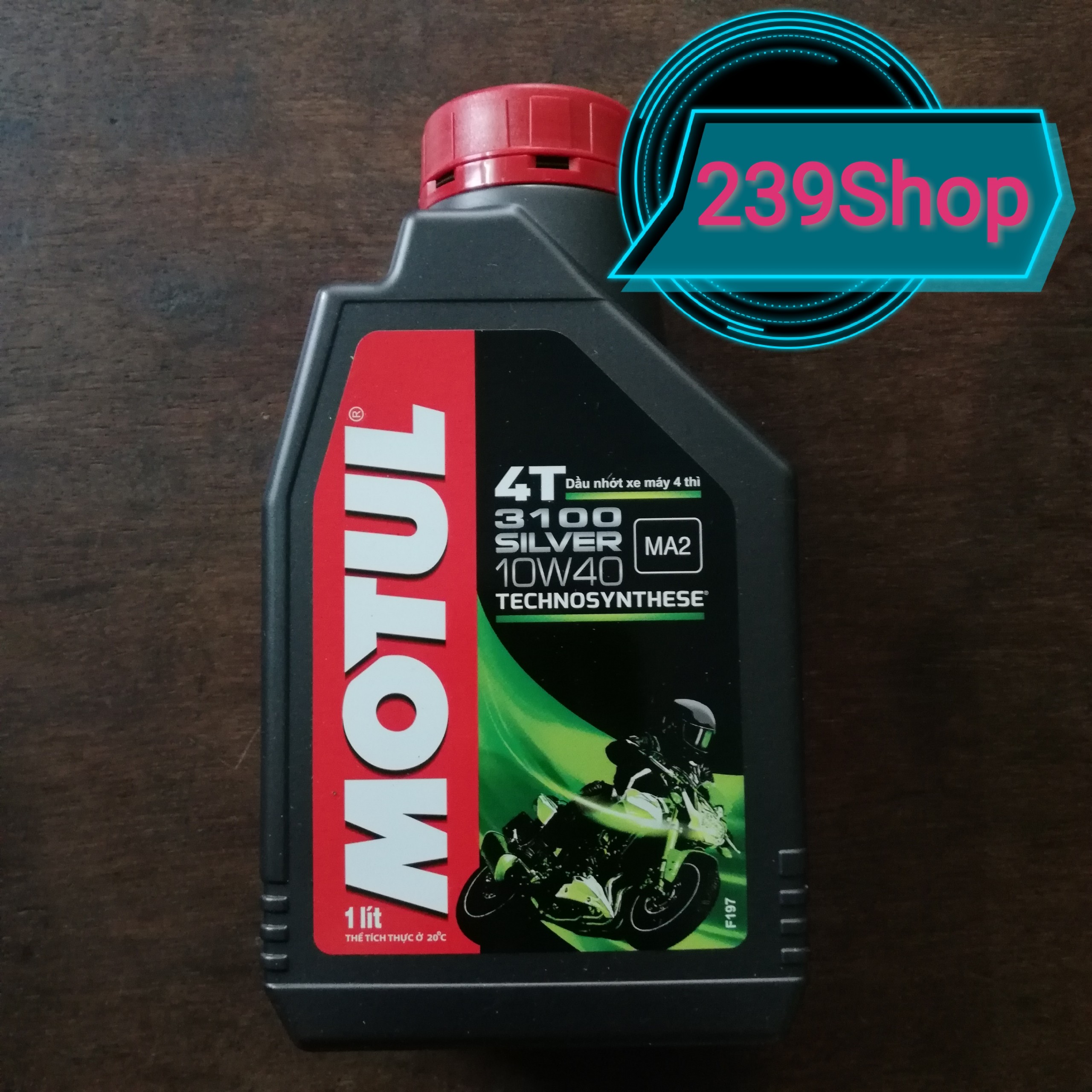 Nhớt xe số Motul 3100 Silver 10w40 1 Lít