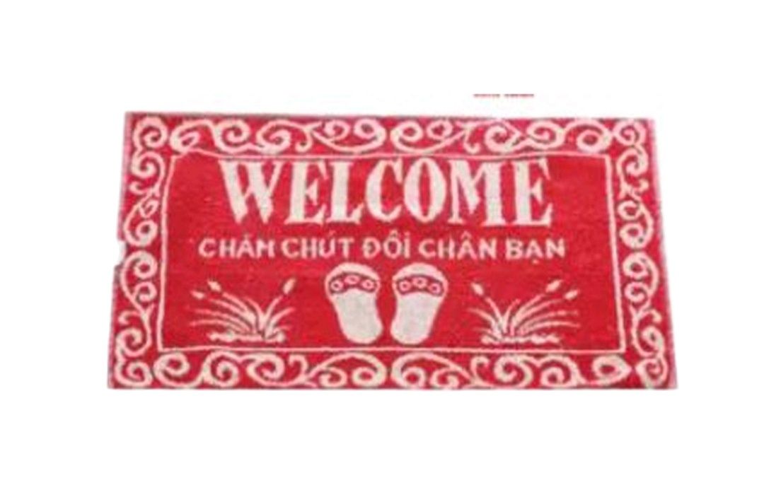 Thảm khăn vải cao cấp Welcome (mua tại ptptshop)