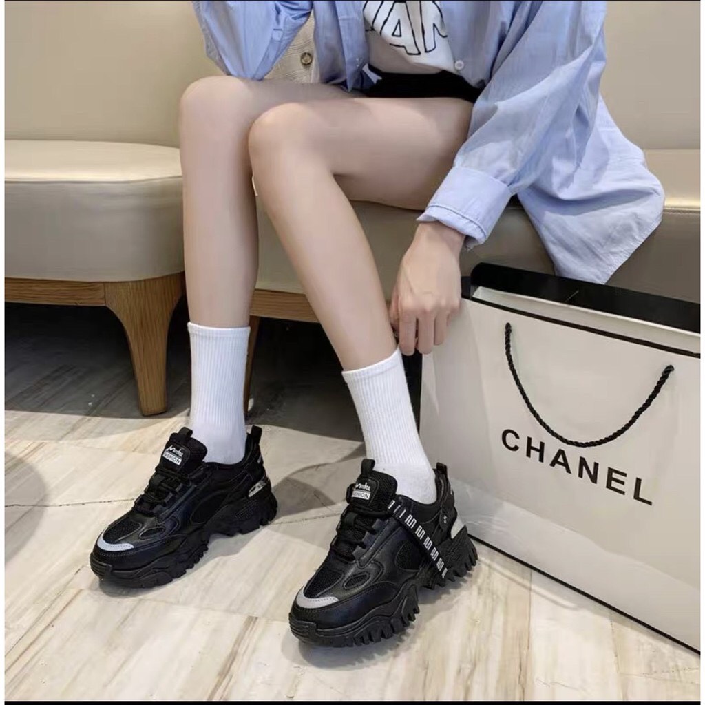 giày thể thao sneaker posrt nữ kiểu dáng hàn quốc hót 2021