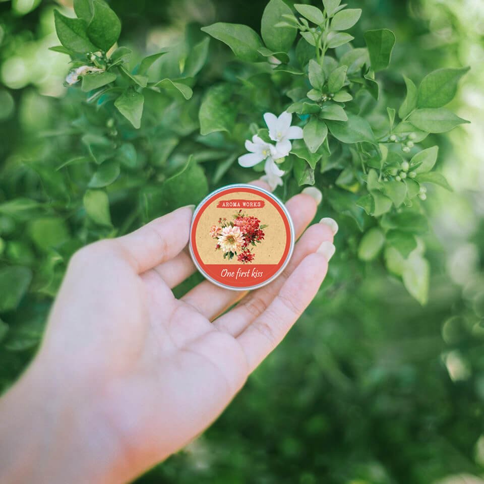 Nước Hoa Khô Aroma Works Solid Perfume 15g - One First Kiss