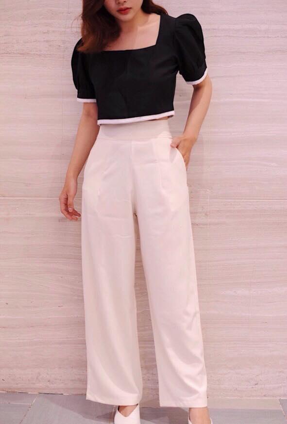 [HCM]QUẦN ỐNG RỘNG LƯNG CAO