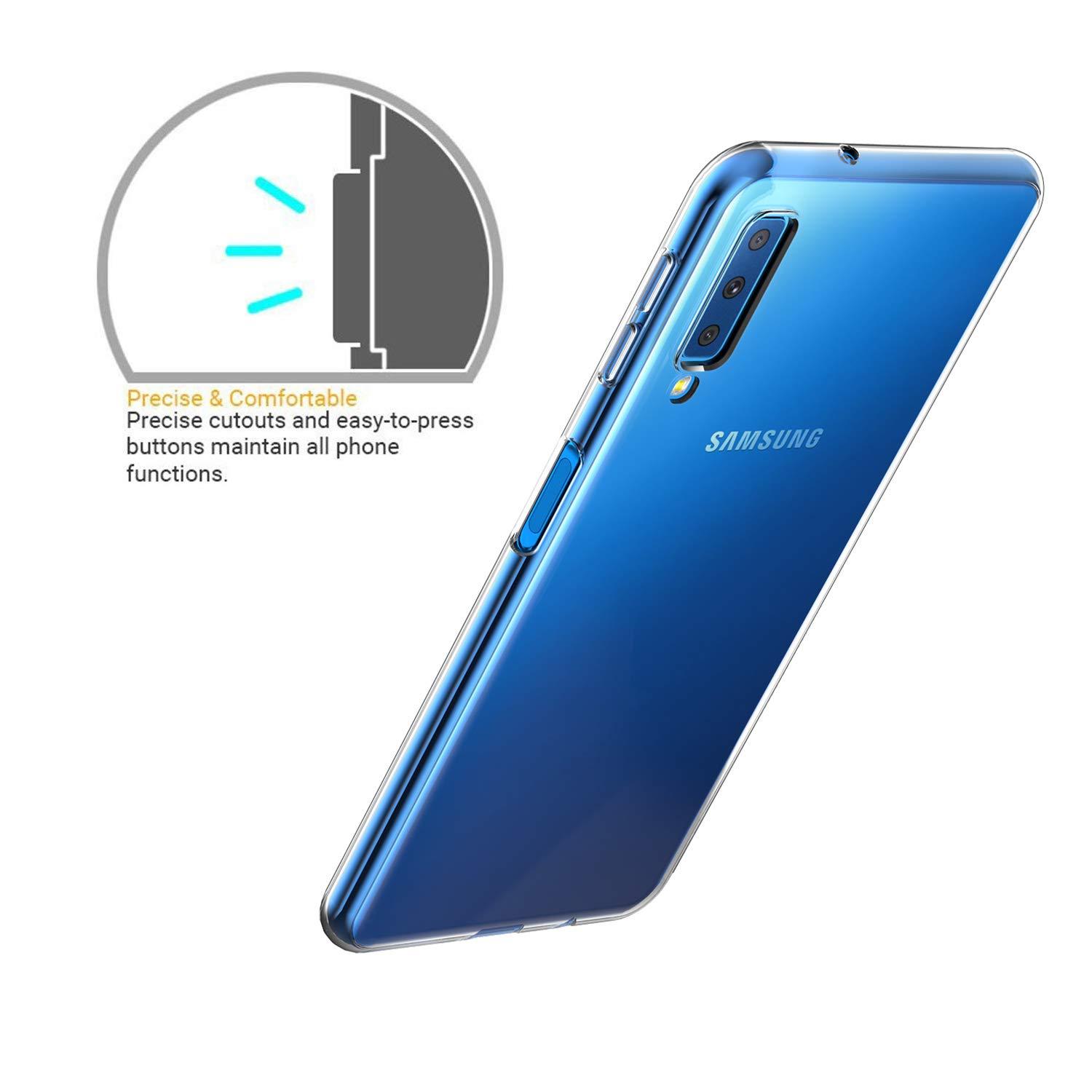 Ốp silicon 0.33mm cho samsung a7 2018