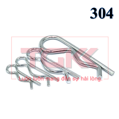 Chốt chẻ chữ R,B inox 304 D1-D5