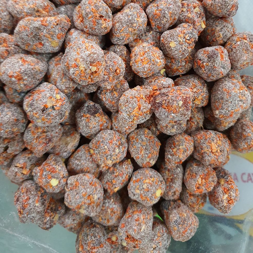 Me viên chua cay loại ngon đặc biệt  kèm muối tôm  - gói 500g date mới