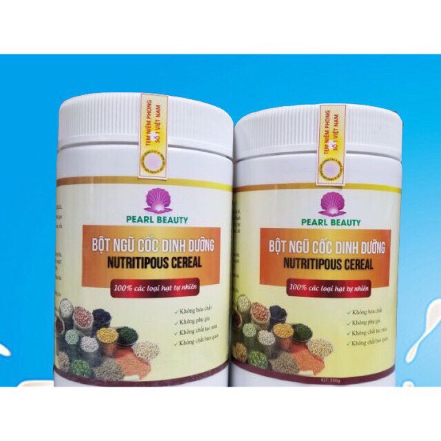 Bột ngũ cốc dinh dưỡng gồm 14 loại hạt hộp 500gr