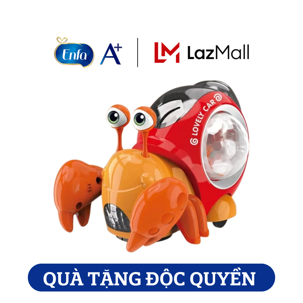 Đồ chơi xe con cua có đèn
