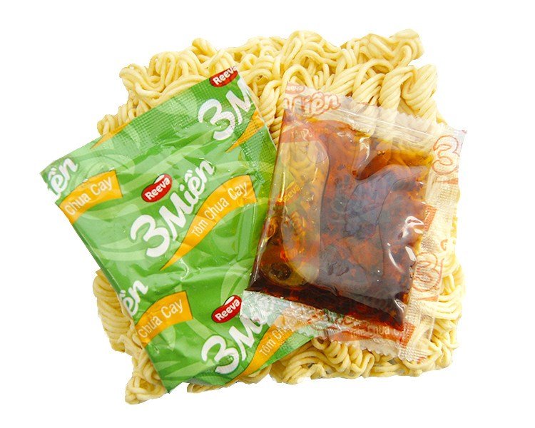Thùng 30 gói mì 3 Miền tôm chua cay 65g