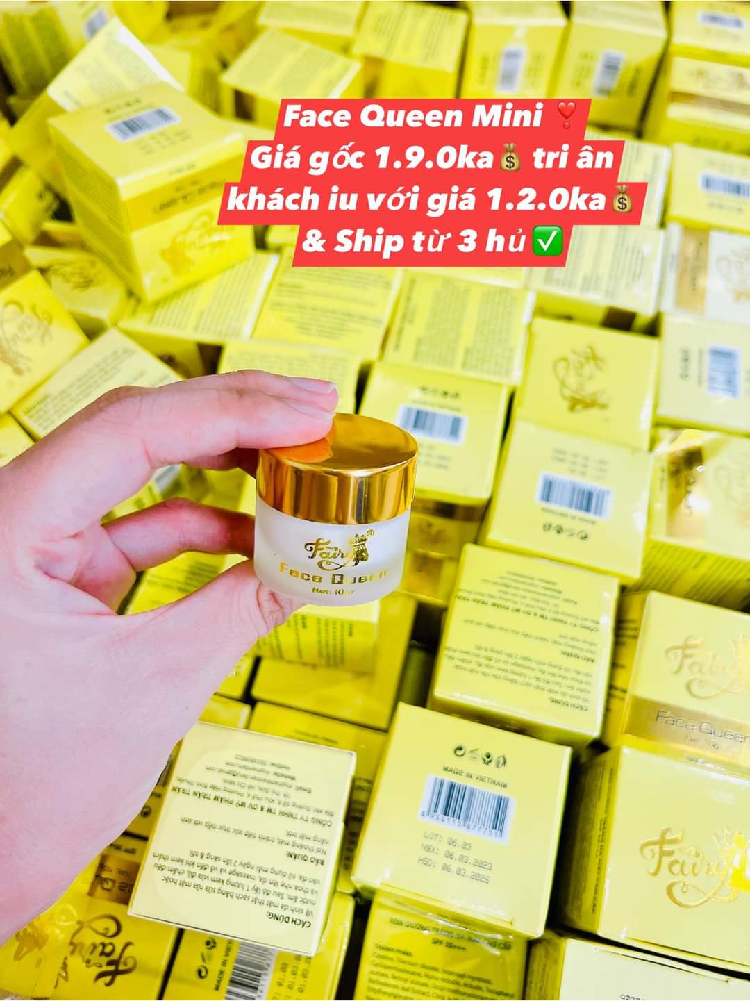 Kem face queen Fairy mini 10g