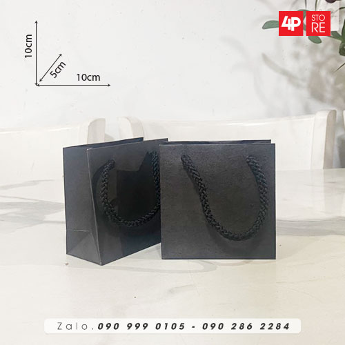 10 TÚI GIẤY KRAFT 10 X 10 X 5CM [ NHIỀU MÀU ] Q7
