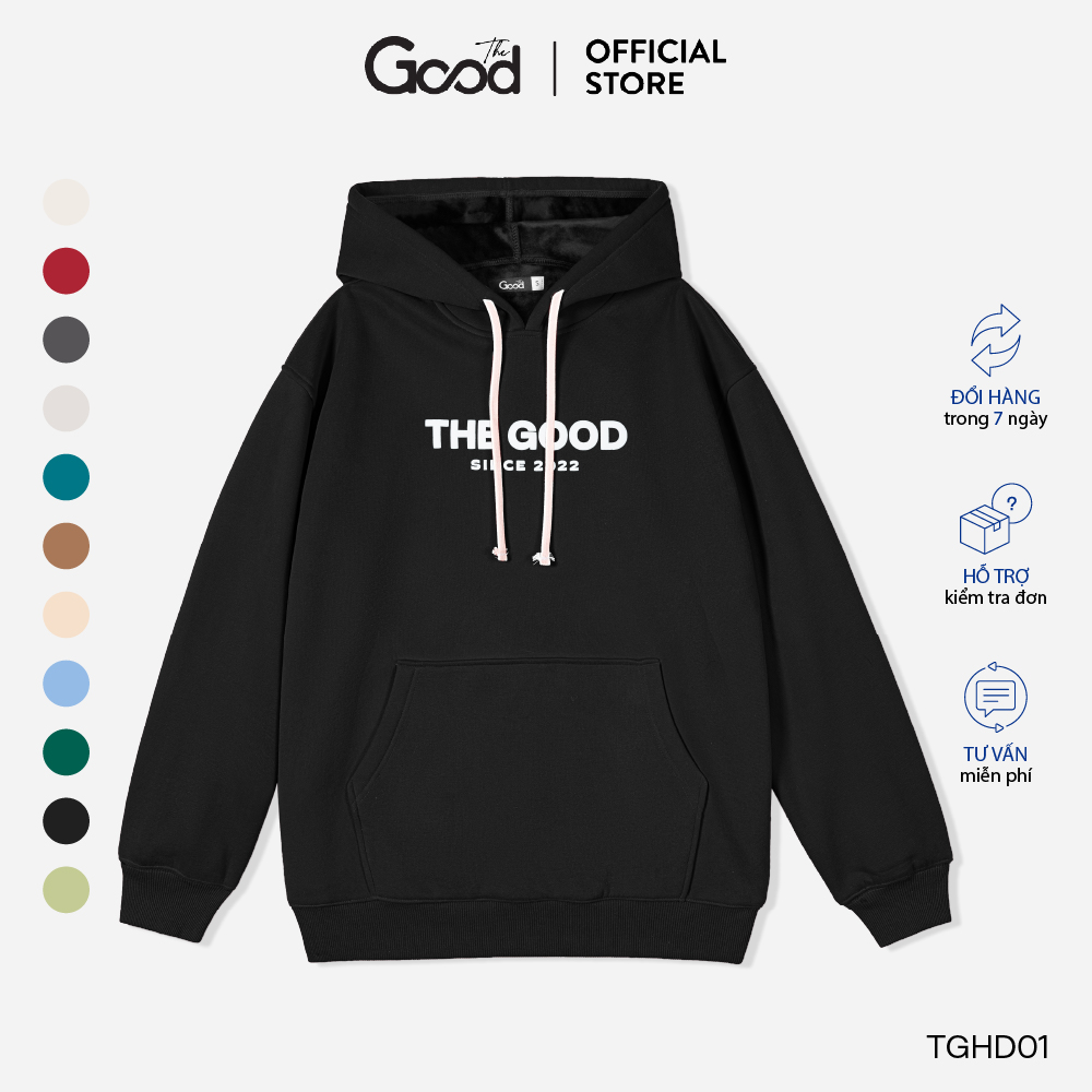 Áo Hoodie Lót Lông THE GOOD/ Basic Hoodie