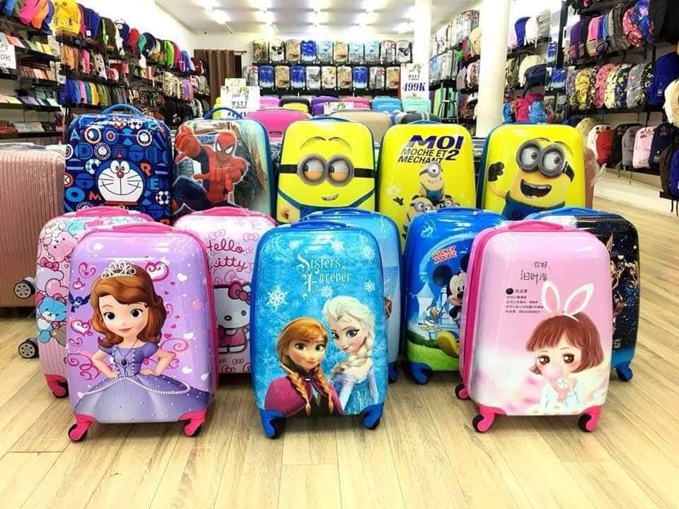 >> BÁO GIÁ TÚI BỌC VALI HỌA TIẾT HÌNH ẢNH SƠN DẦU | Shopee Lazada Sendo Tiki mới nhất 216 Vali kéo du lịch cho trẻ em hình hộp chữ nhật nhiều hình ảnh màu sắc rực rỡ, được chọn họa tiết