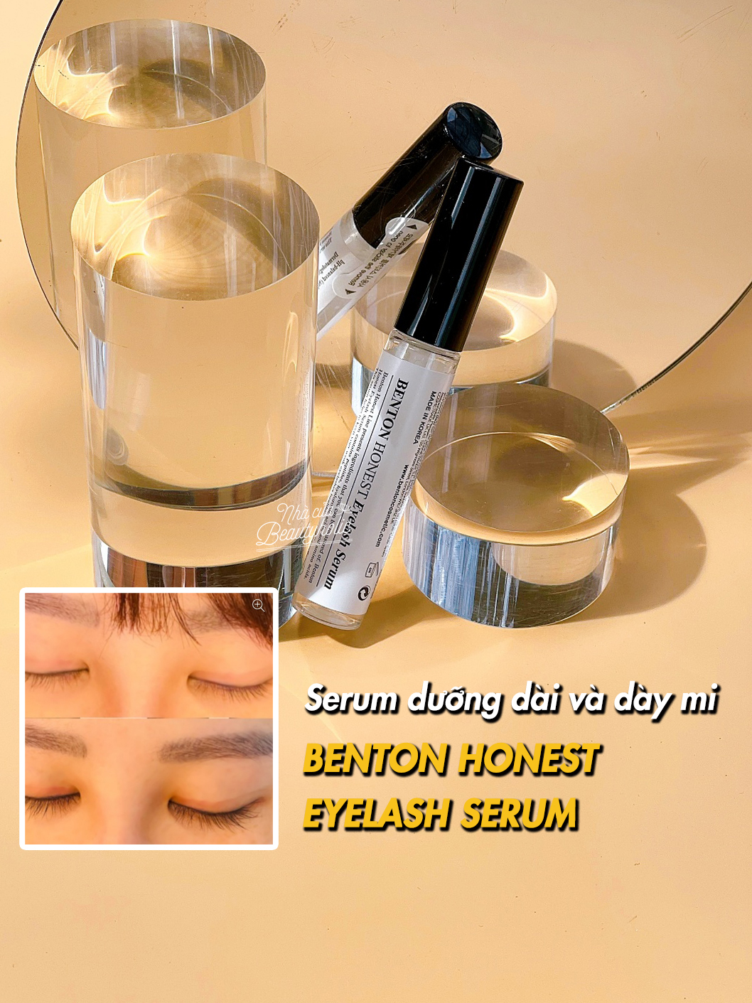 [Nhacuabeautyholic] Serum dưỡng mi BENTON HONEST EYELASH SERUM