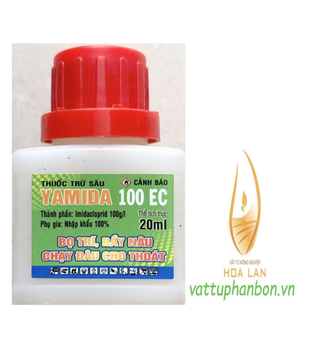 Yamida 100EC Bọ trĩ, rầy nâu - #153B# 20ml