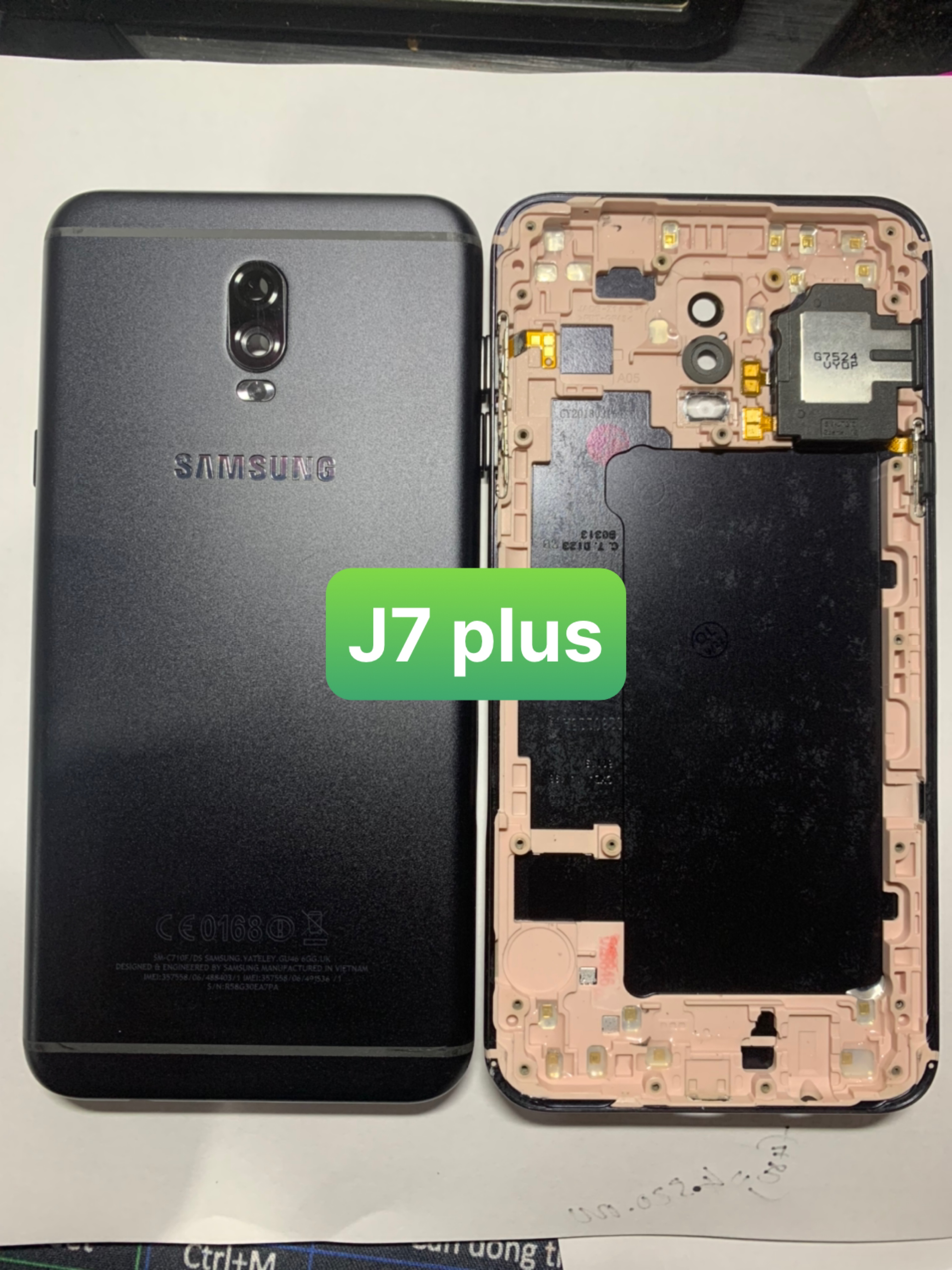 Lưng vỏ Samsung J7 plus / J7+