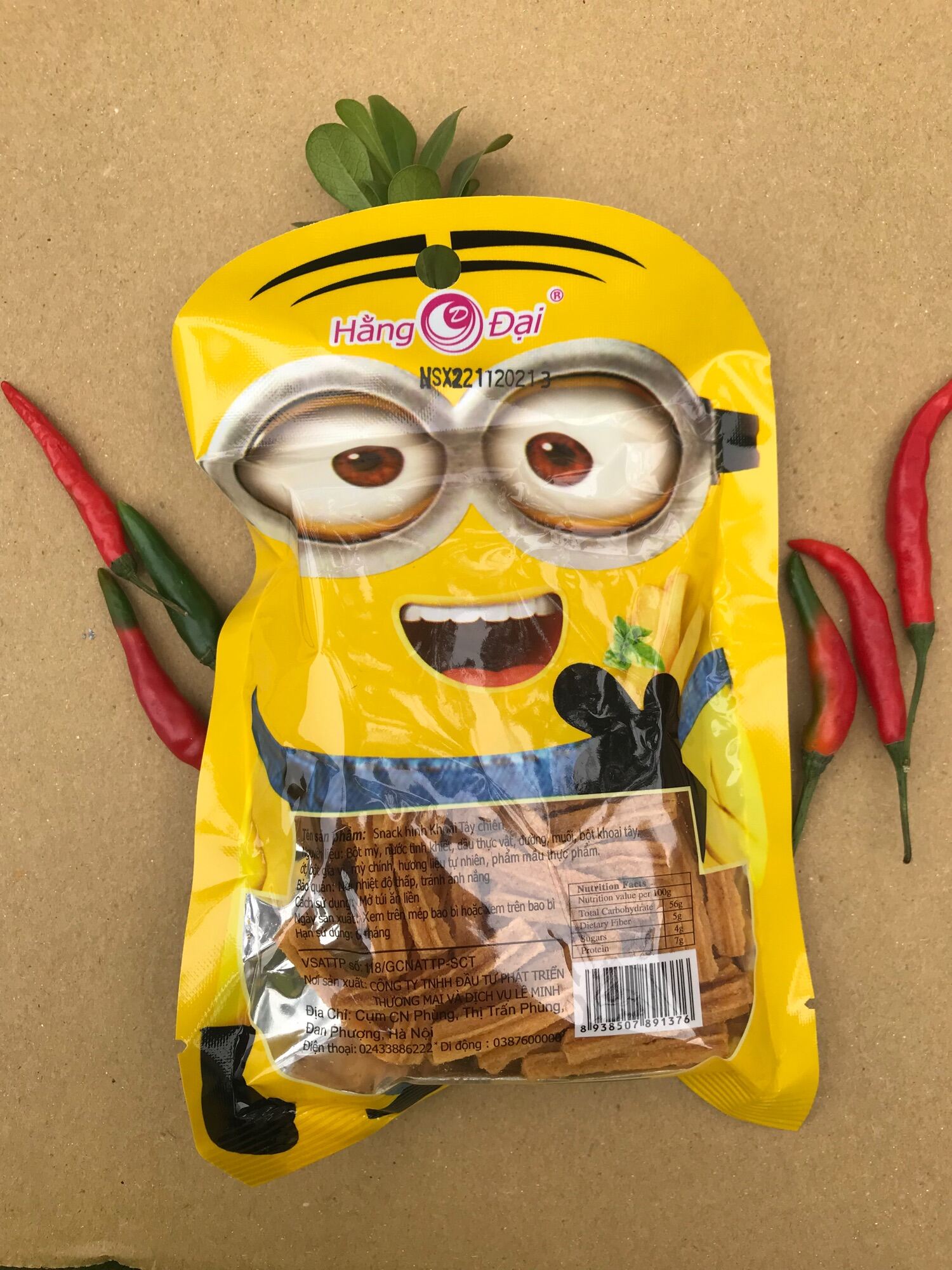 Snack Khoai Tây Minion - 1 gói lẻ