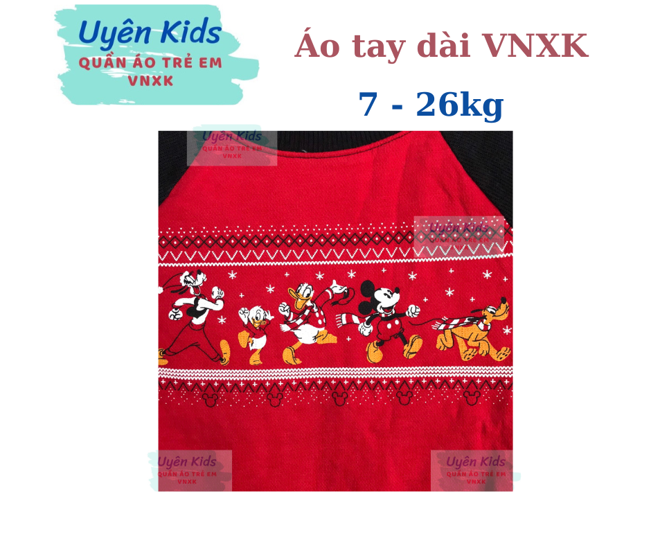 Áo tay dài Jumping VNXK bé trai bé gái