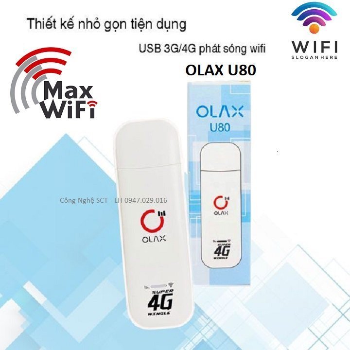 Usb phát wifi 4g olax u80 elite , usb phát wifi từ sim 4g độ 150mbps - usb u80 chuyên đổi ip - bảo hành uy tín lỗi 1 đổi 1
