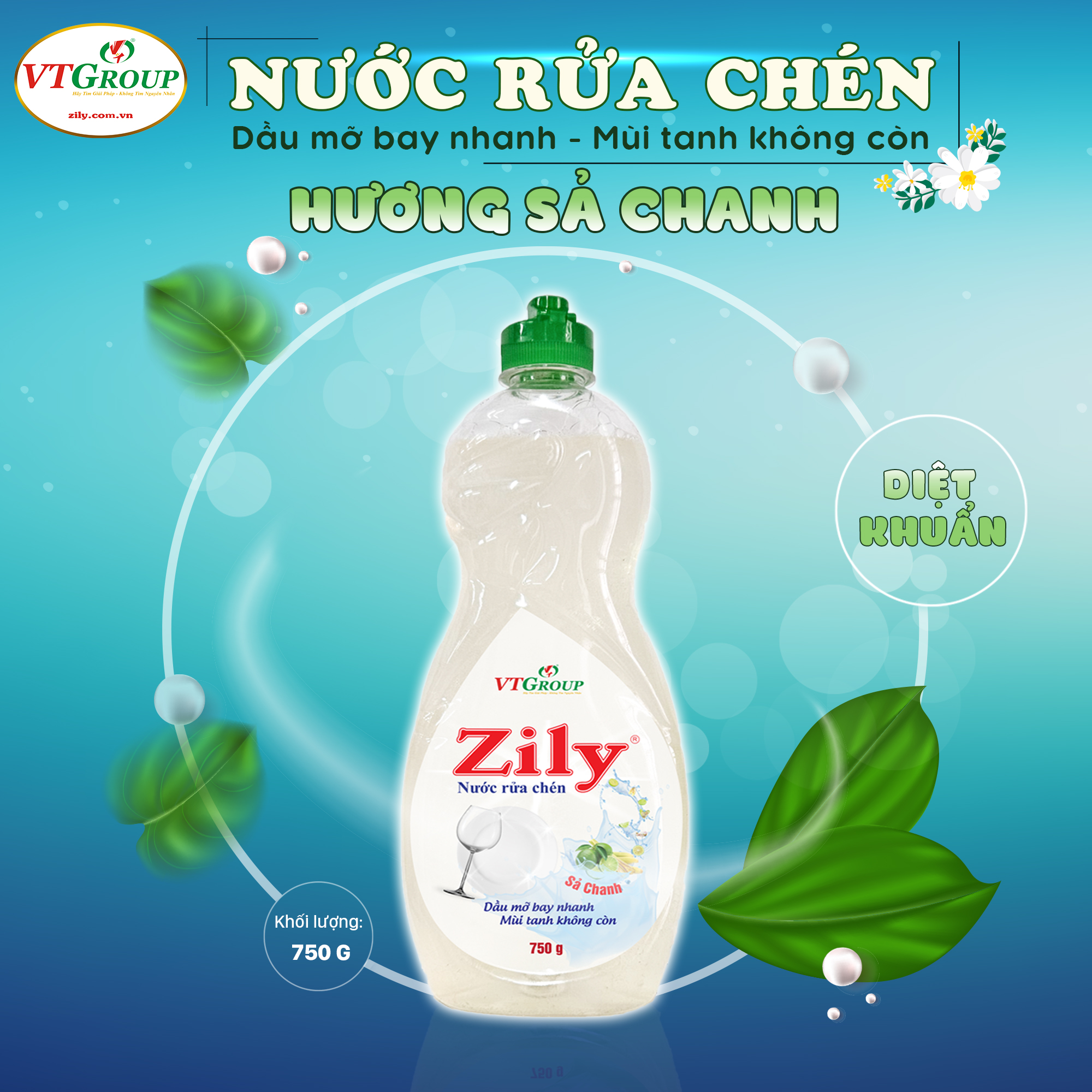 Nước Rửa Chén Zily Chai 750 g