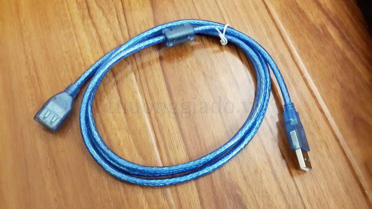 (HCM) Dây cáp nối dài usb Dây usb nối dài 1m5 - Xanh