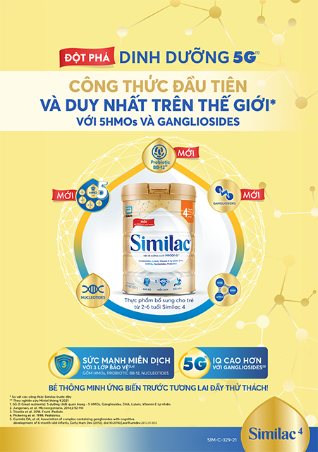 [Date 11.2025] Sữa bột Similac 5G số 1 lon 900g (0 - 6 tháng)
