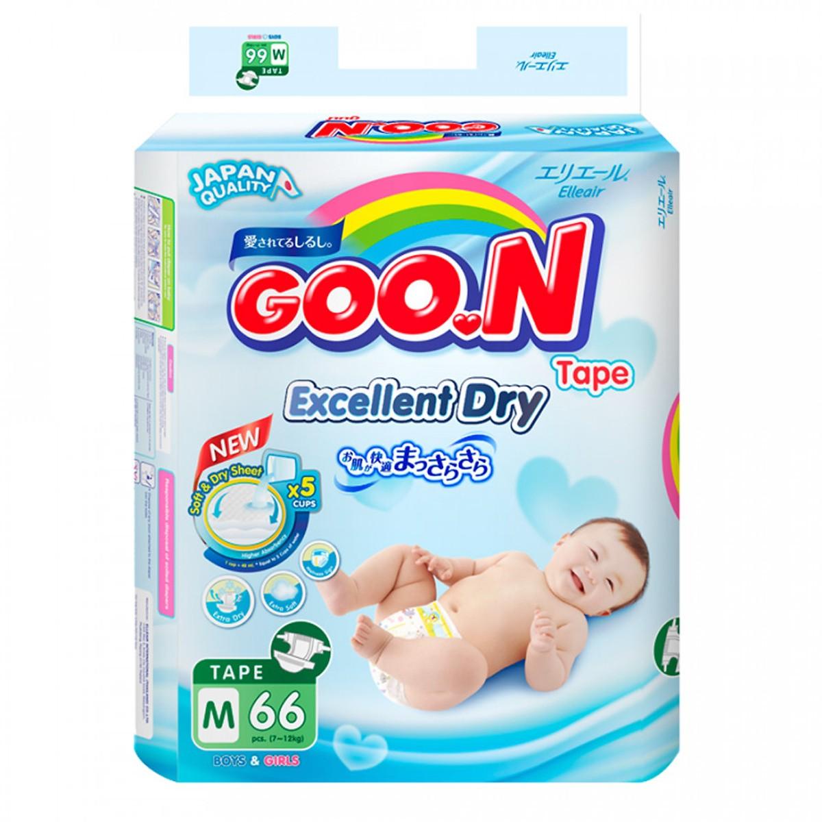 [HCM]Bỉm Goo.n Slim dán M66