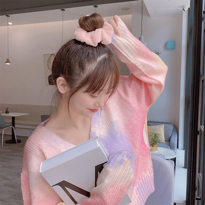 HCM Dây cột tóc lông nhung Mềm mịn CUTE scrunchies - KAShop