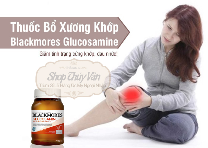 BLACKMORE GLUCOSAMIN Sulfate complex 1000 MG (Bổ khớp Hàng Úc Date xa)