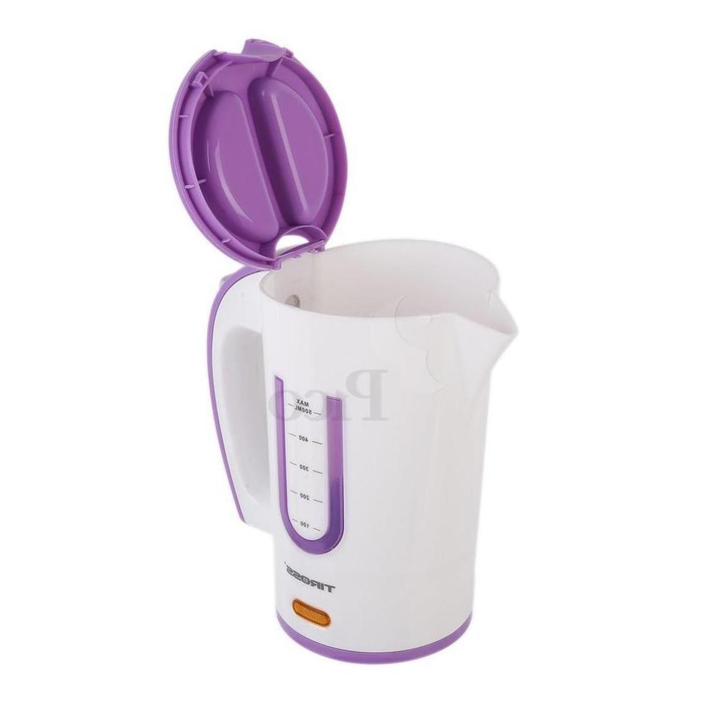 Ấm siêu tốc Tiross TS1360 0.5L (Trắng phối tím)