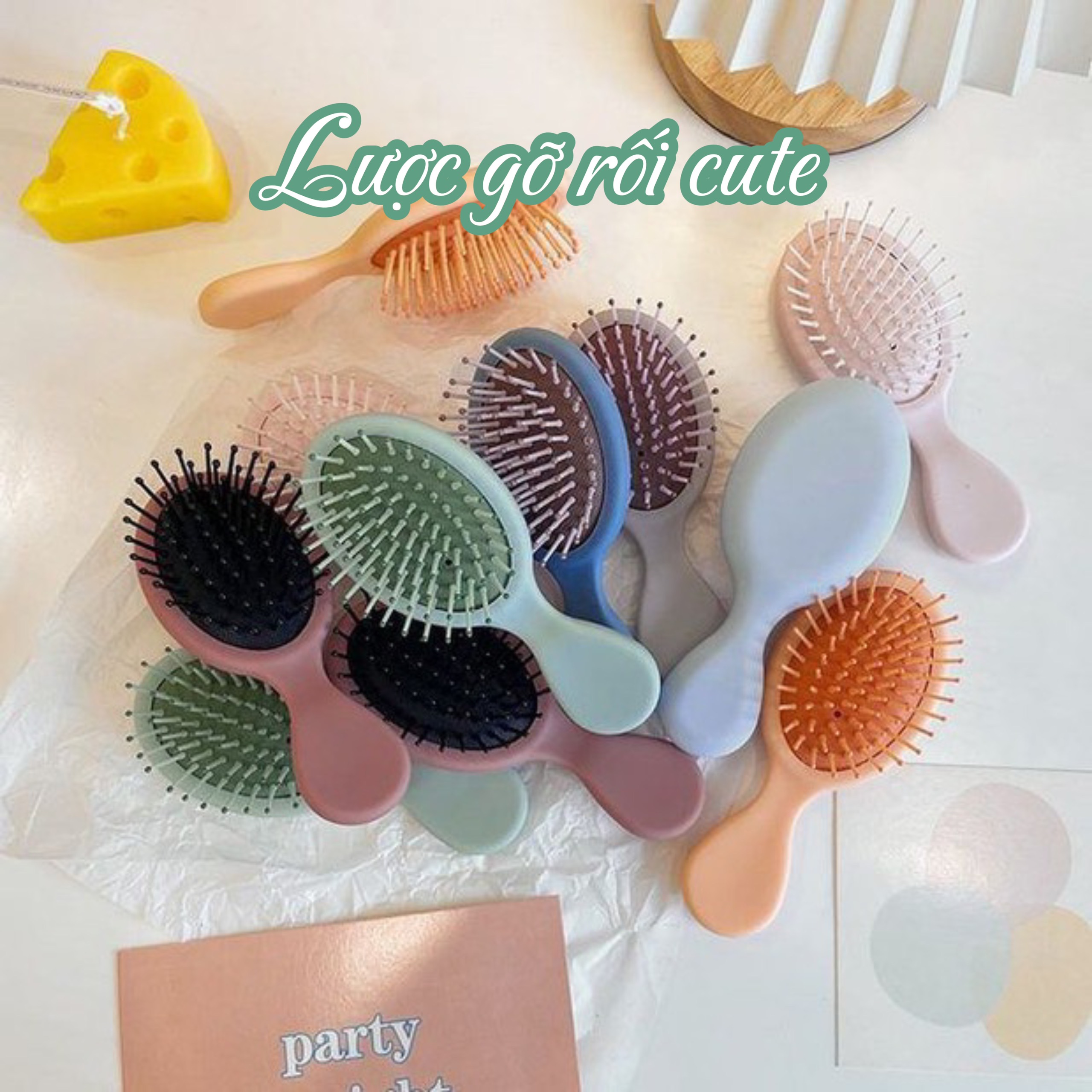 Lược Chải Tóc Hàn Quốc Mini, Lược Gỡ Rối Tóc Chống Tĩnh Điện, Lược Massage Đầu Màu Sắc Ngọt Ngào Dễ Thương, lược massage mini, lược cầm tay , lược gỡ tóc, lược massage mini cầm tay, lược mini cầm tay, lược gỡ tóc mini