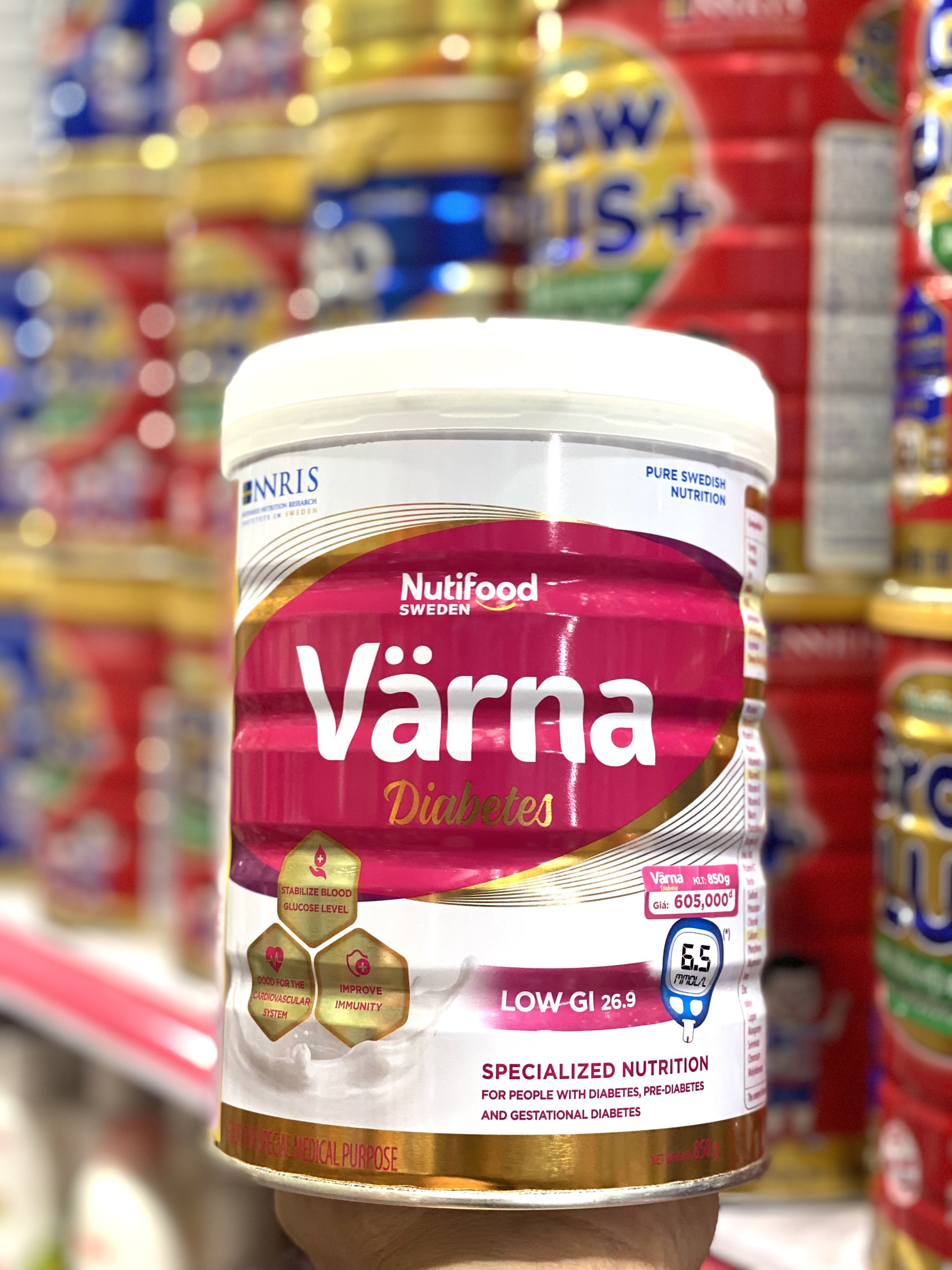 Sữa Nutifood Varna Diabetes 850G