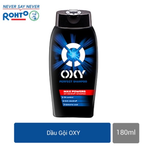 [HCM]Dầu gội đánh bật gàu và nhờn cho nam Oxy Perfect Shampoo (180ml và 500ml)