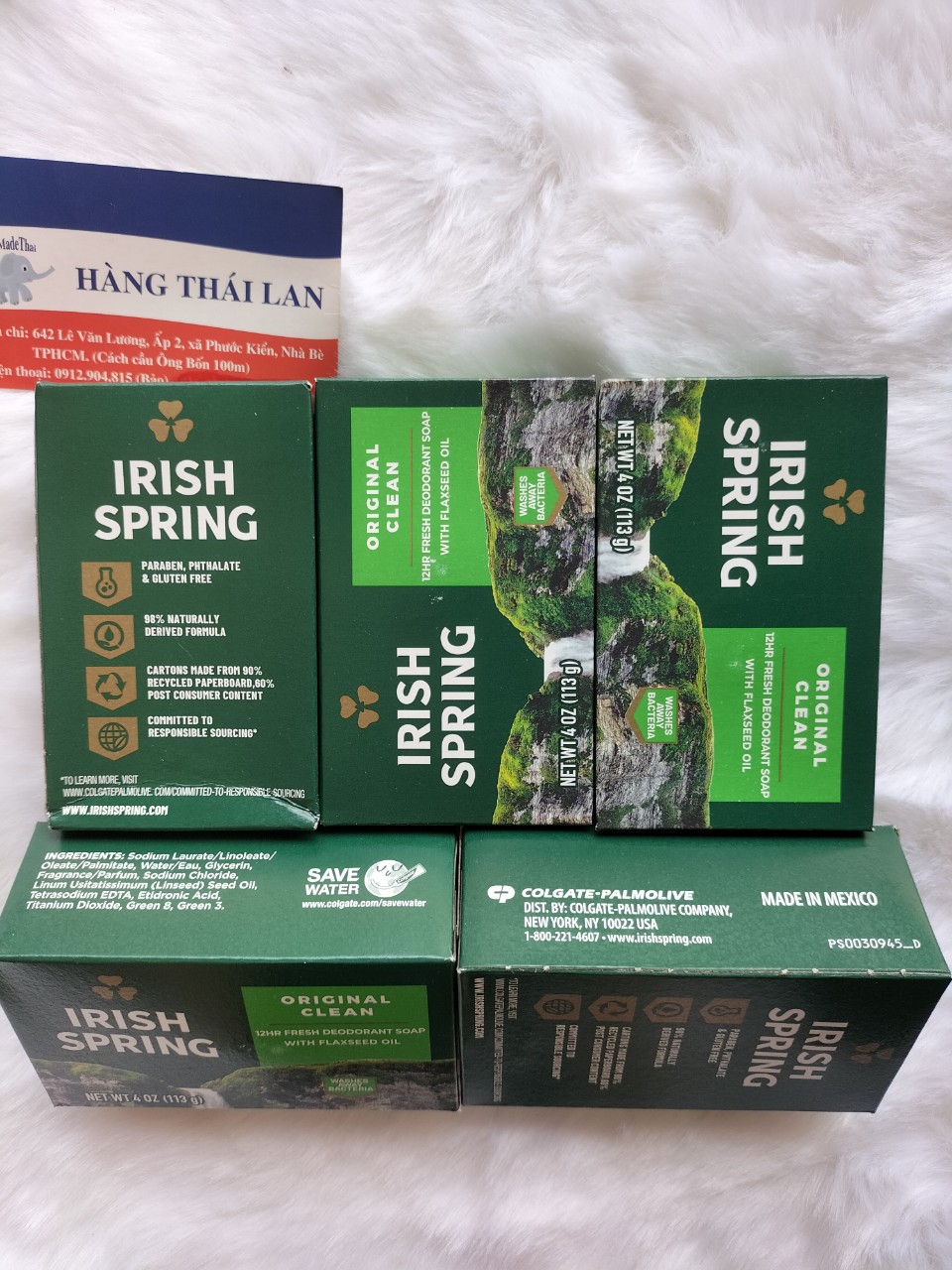 [HCM]Combo 2 cục Xà bông Irish Spring Original 113g USA-Xà phòng IRIS