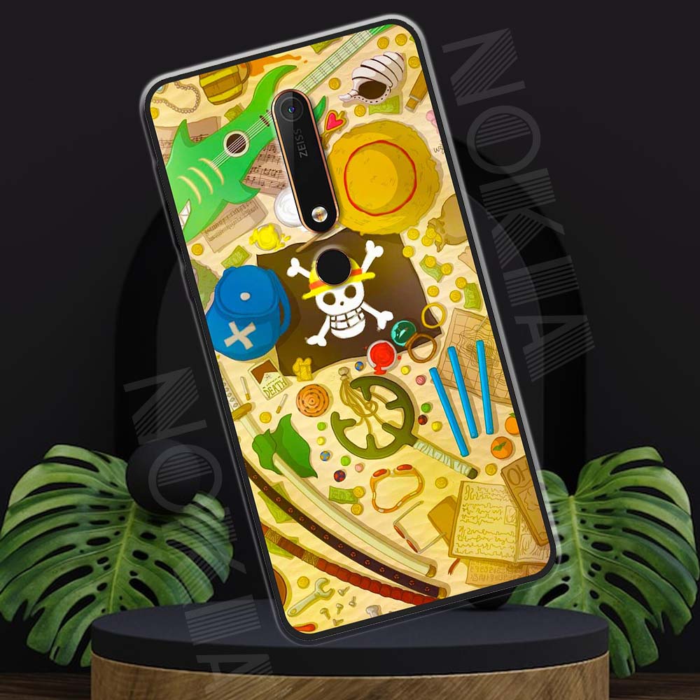 Ốp lưng Nokia 6.1, Nokia 6 (2018) mẫu BST Doraemon. One Piece, Dragon ball