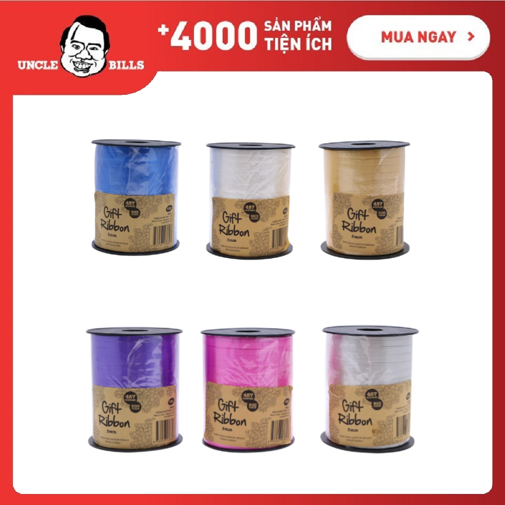 Cuộn dây ruy băng trơn 457m x 5mm Uncle Bills SW0141