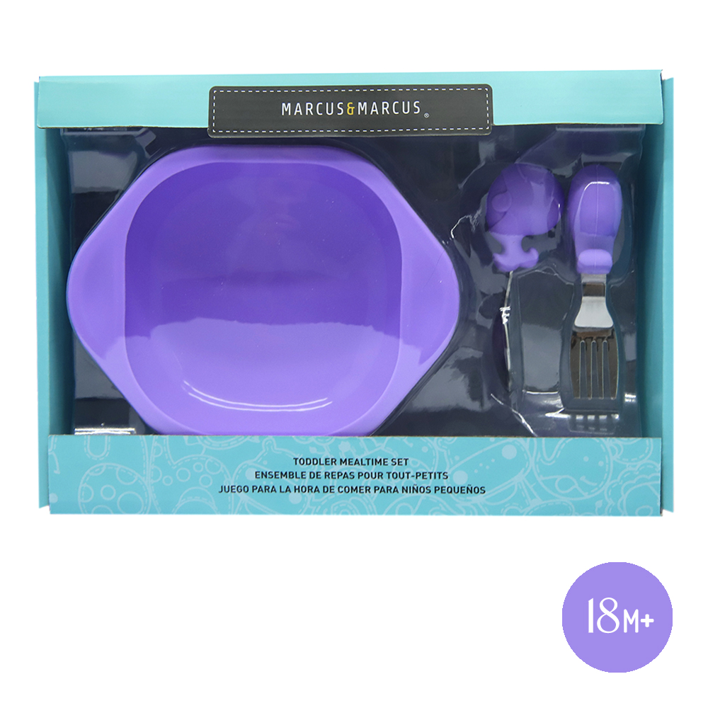 Bộ đồ dùng ăn dặm Toddler Marcus & Marcus, cho bé từ 18 tháng - Willo