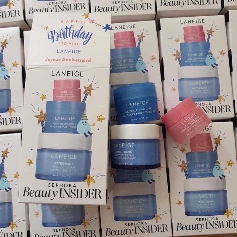 [Mini] Set Dưỡng 3 Món Lanei.ge_Quizz Cosmetics
