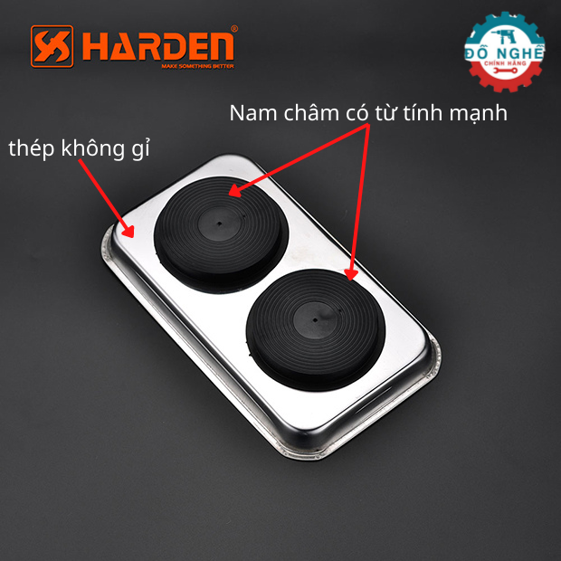 Khay nam châm đựng ốc bằng thép không gỉ