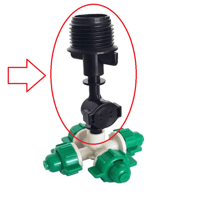 Van áp chống nhỏ giọt cho béc phun mưa phun sương - combo 10 cái