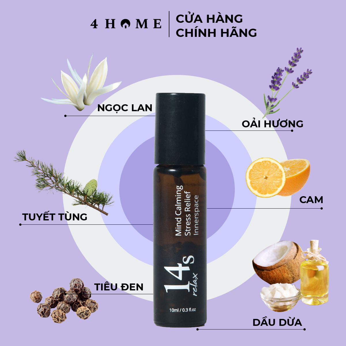 Tinh Dầu Lăn 14s - Relax (10ml)