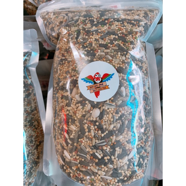 [HCM]Hạt trộn dành cho Vẹt size nhỏ 70k/kg