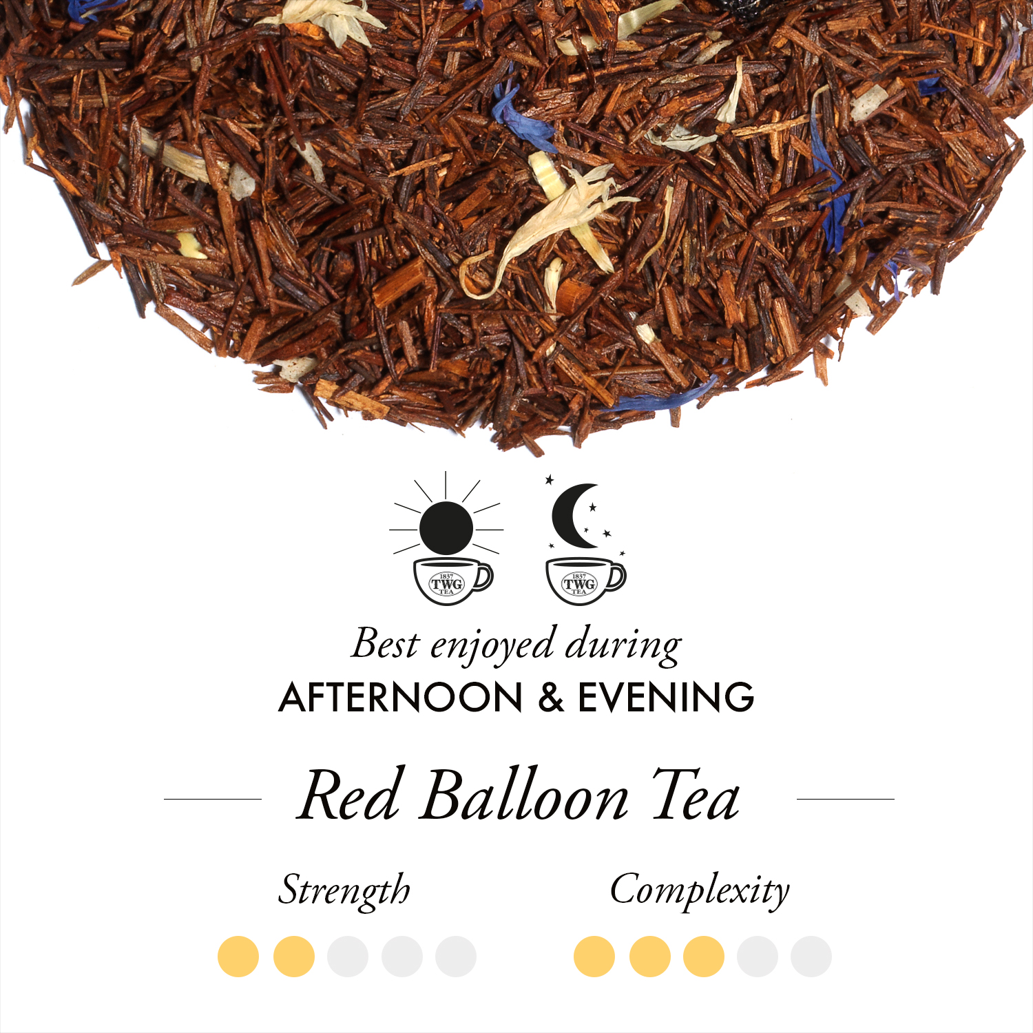 Trà TWG Tea - Red Balloon Tea (100g) | Trà Đỏ Nam Phi
