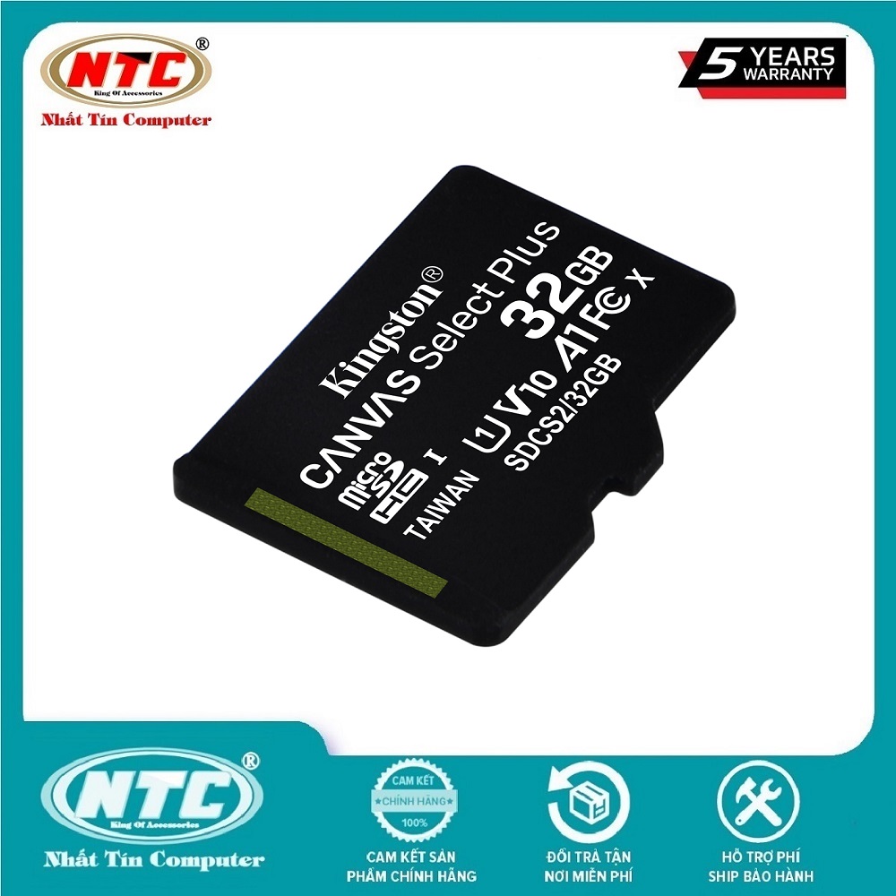 Thẻ nhớ microsdhc kingston 32gb class 10 u1 80mb/s