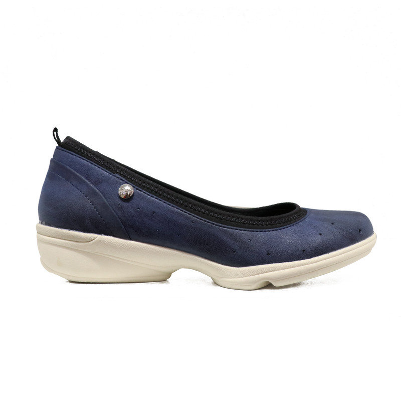 Giày Búp Bê Đi Bộ Nữ Đế 4Cm Navy Bata 651-9901