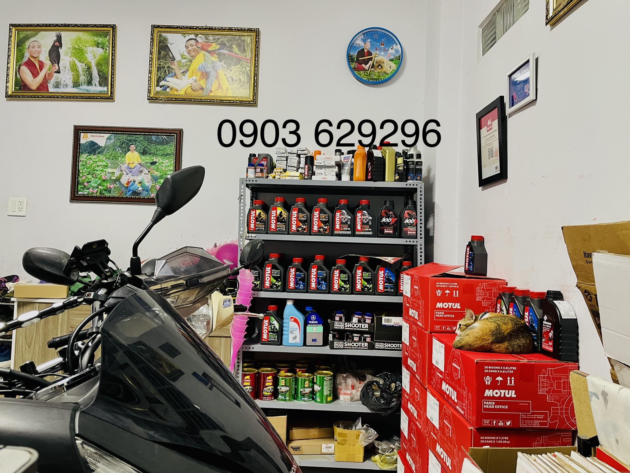 Nước làm mát xe máy Honda 0.5 lít Pre mix