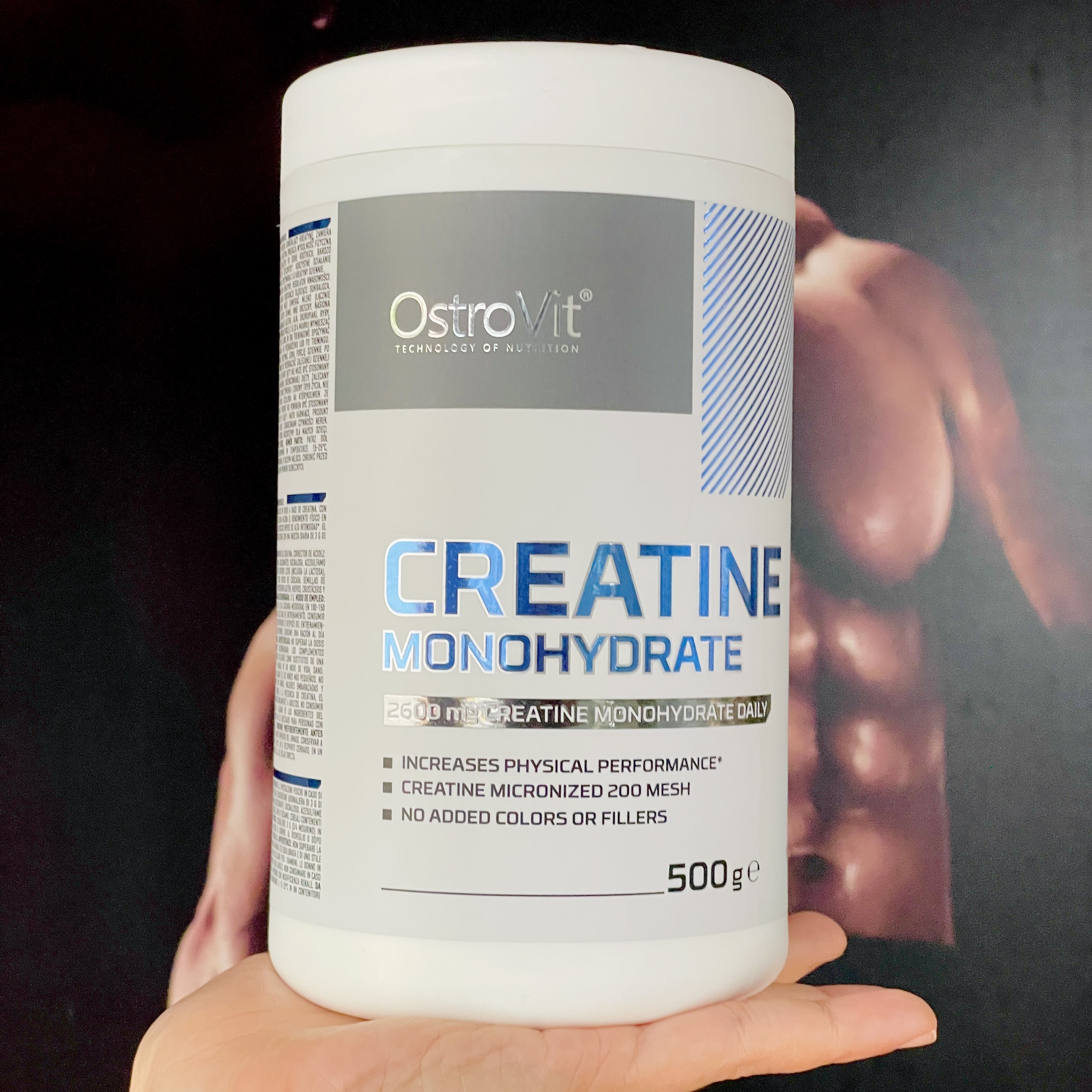 Ostostuff Creatine Monohydrate (300g, 500g) for muscle enhancement, strength & Performance