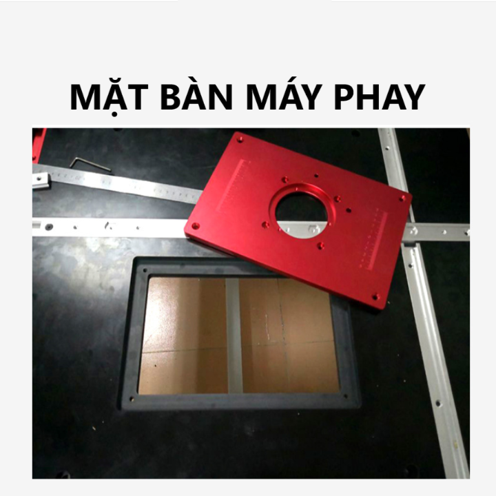 Mặt bàn máy phay đỏ cốt 12.7mm